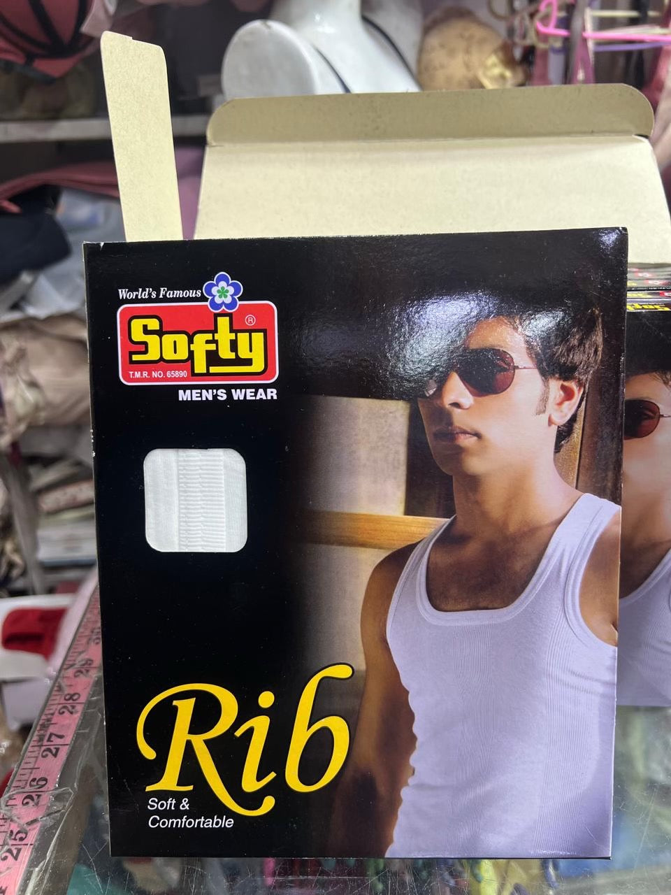 Gents Vest. Softy’s brand. Pack of 3 pcs