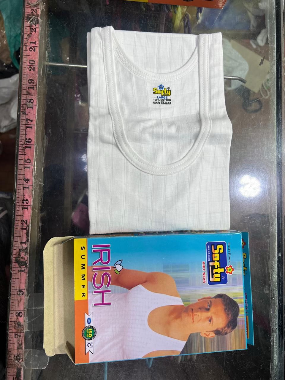 Gents Vest. Softy’s brand. Pack of 3 pcs