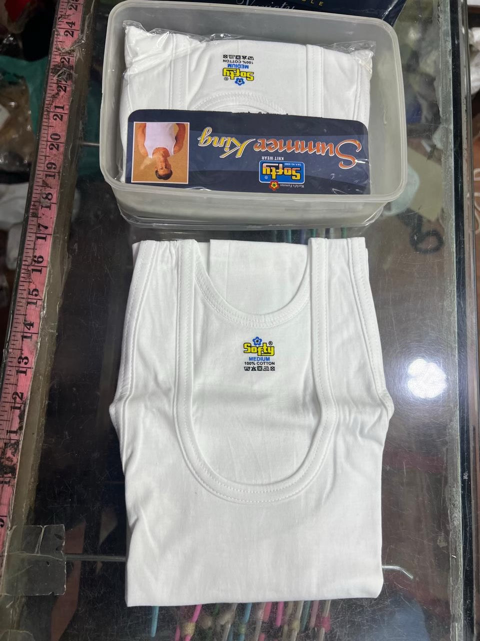 Gents Vest. Softy’s brand. Pack of 3 pcs