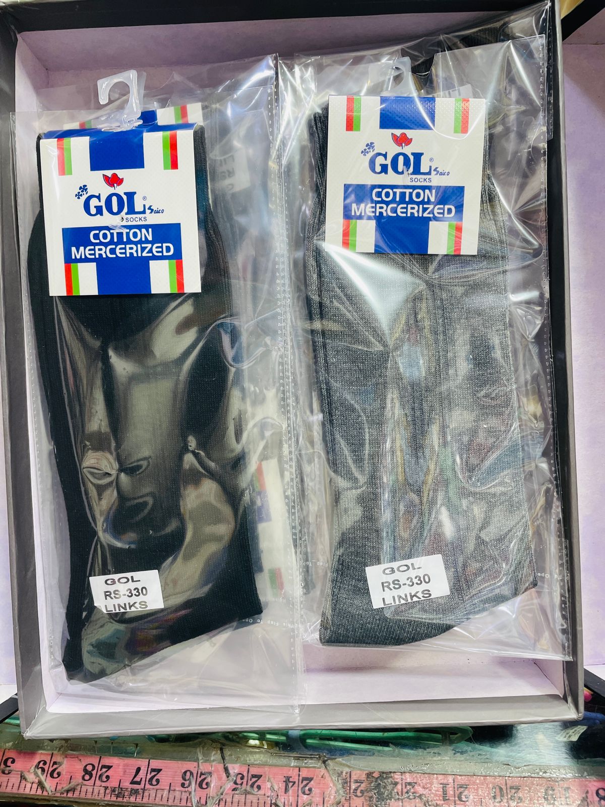 Premium quality mercerized socks